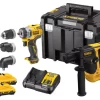 Kit 2 Outils XR 12V 3Ah Li-Ion Brushless DEWALT Perceuse-visseuse + Visseuse à Chocs - DCK2101L2T-QW -TechnoOutils Avancés 71136