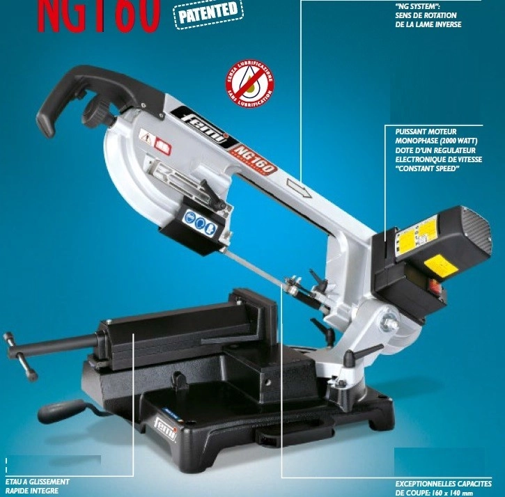 Scie à Ruban Métal FEMI Coupe Rapide +50% - Coupe Max.160mm - NG160 4 Scie à Ruban Métal FEMI Coupe Rapide +50% - Coupe Max.160mm - NG160 – Image 2