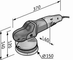 Polisseuse Excentrique XFE 7-15 Ø150 Mm FLEX - 418080 -TechnoOutils Avancés FLE00054 3