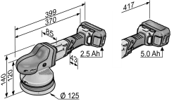 Polisseuse Excentrique 18V XFE 15 150 18.0-EC/5.0 P-Set C FLEX - 2 Batteries + Chargeur - En Coffret - 461245 -TechnoOutils Avancés FLE00122 21