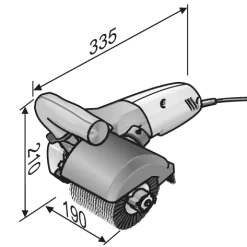 Polisseuse Excentrique Brosseuse TRINOXFLEX BBE 14-3 110 Set FLEX - En Coffret - 461504