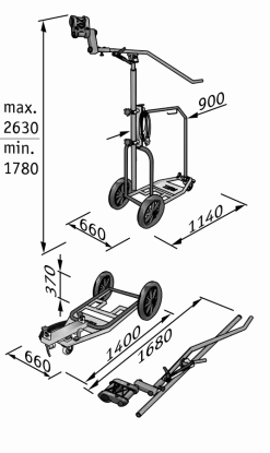 Poste De Travail Mobile Pour Systèmes De Ponçage GM 340 FLEX - 473278 -TechnoOutils Avancés FLE00142 7
