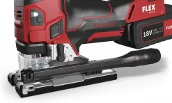 Scie Sauteuse 18V JS 18.0-EC/5.0 Set FLEX - 2 Batteries + Chargeur + Coffret + Accessoires - 489778 -TechnoOutils Avancés FLE00158 4
