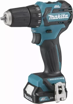 Perceuse Visseuse 12 V CXT Li-Ion 2 Ah Ø 10 Mm MAKITA - 2 Batteries, Chargeur, Coffret - DF332DSAJ