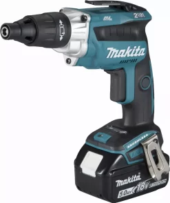 Visseuse Bardage 18 V Li-Ion 5 Ah MAKITA - 2 Batteries, Chargeur, Coffret - DFS251RTJ
