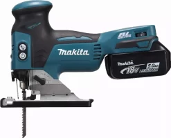 Scie Sauteuse 18 V Li-Ion 5 Ah MAKITA - 2 Batteries, Chargeur, Coffret - DJV181RTJ