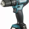 Perceuse Visseuse à Percussion 12 V Li-Ion 2 Ah CXT Ø 10 Mm MAKITA - 2 Batteries, Chargeur, Coffret - HP333DWAE