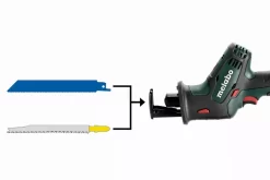 Scie Sabre METABO SSE 18 LTX 2 X 2,0 Ah Li-Power, ASC 55, Coffret - 602266500 -TechnoOutils Avancés MET00472 2
