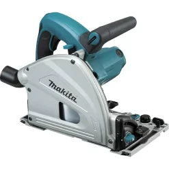 Scie Circulaire Plongeante MAKITA 1300W 165MM En Coffret MAK-PAC + Rail De Guidage 1400 Mm - SP6000J1