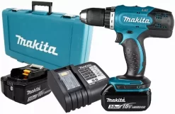 Perceuse Visseuse MAKITA 18V 3.0Ah + 2 Batteries, Chargeur, En Coffret - DDF453SFE
