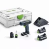 Perceuse Visseuse Sans Fil TXS 2.6-Plus 10mm + 2 Batteries FESTOOL - 576101