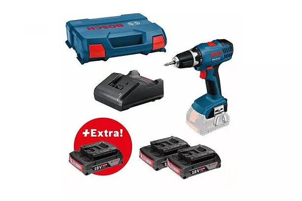 Perceuse Visseuse GSR 18-2 LI + 3 X 2.0Ah + GAL 18V-20 + LC BOSCH - 0615990L8C 3 Perceuse Visseuse GSR 18-2 LI + 3 X 2.0Ah + GAL 18V-20 + LC BOSCH - 0615990L8C