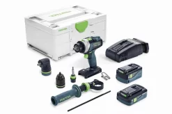 Perceuse-visseuse à Percussion Sans Fil TPC 18/4 5,2/4,0 I-Set SCA Quadrive FESTOOL - 575606 -TechnoOutils Avancés fest2655