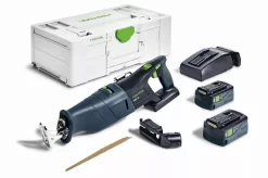Scie Sabre Sans Fil RSC 18 5.0 EB-Plus FESTOOL + 2 Batteries 5.0 Ah - 576948 -TechnoOutils Avancés fest3085