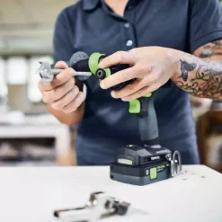 Perceuse Visseuse 18V (1x4,0 + 1x5,0 Ah) QUADRIVE TDC 18/4 5,0/4,0 I-Set - FESTOOL 577612 -TechnoOutils Avancés perceuse visseuse 18v quadrive tdc 18 4 50 40 i set festool 577612 2
