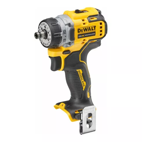 Perceuse-visseuse DEWALT 12V - 4 Porte-outils Interchangeables - Sans Batterie, Ni Chargeur - DCD703NT-XJ 3 Perceuse-visseuse DEWALT 12V - 4 Porte-outils Interchangeables - Sans Batterie, Ni Chargeur - DCD703NT-XJ
